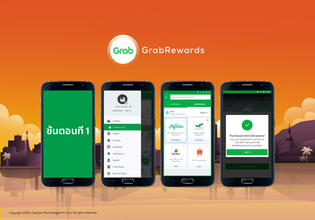 grabrewards retail loyalty program thailand 