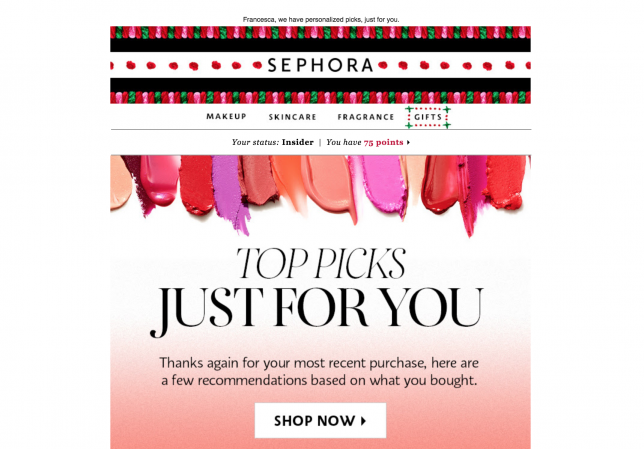 Sephora Personalization strategies in retail