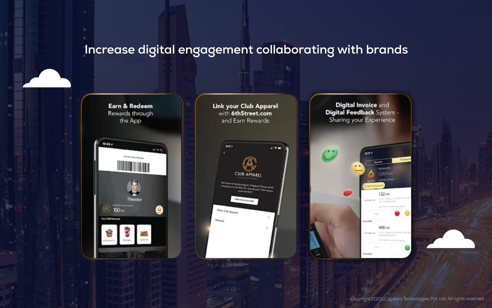 Increase digital engagement collaborating with brands