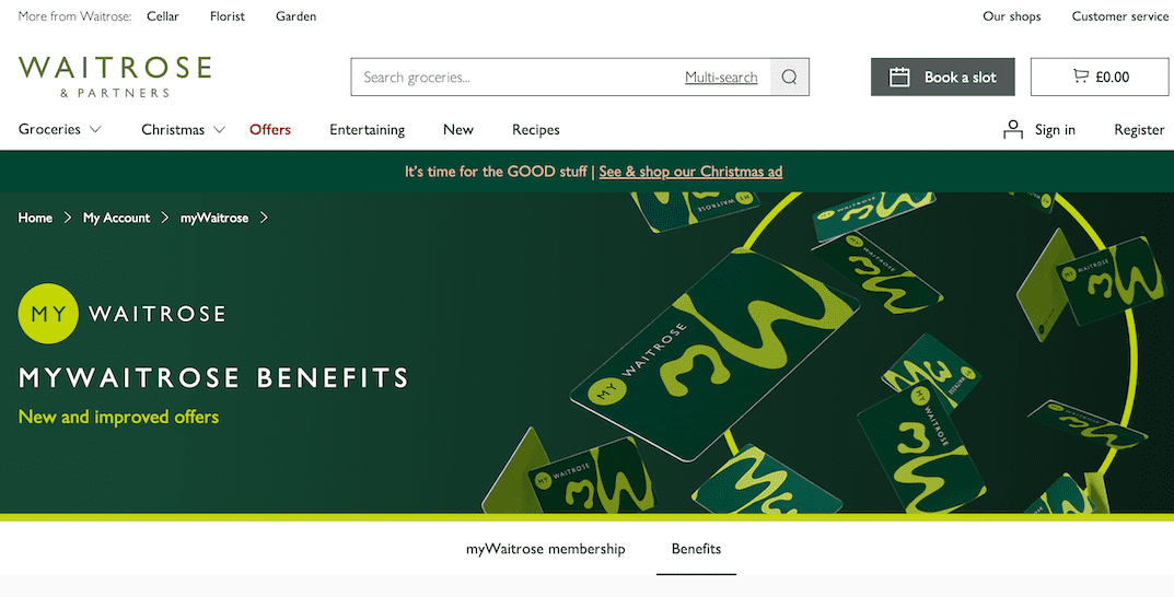 MyWaitrose Card Loyalty Program UK